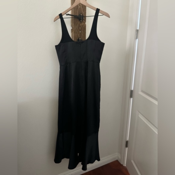 BCBG Black High Low Dress corset size 8 BCBG Black High Low Dress corset size 8